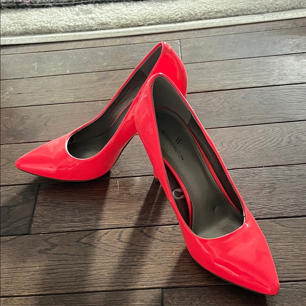Worthington Vibrant Red Heels